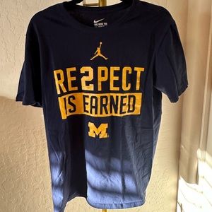 Nike Jordan University of Michigan t-shirt